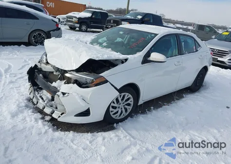 2019 Toyota Corolla Le z USA, uszkodzony, nr VIN 2T1BURHE4KC125996